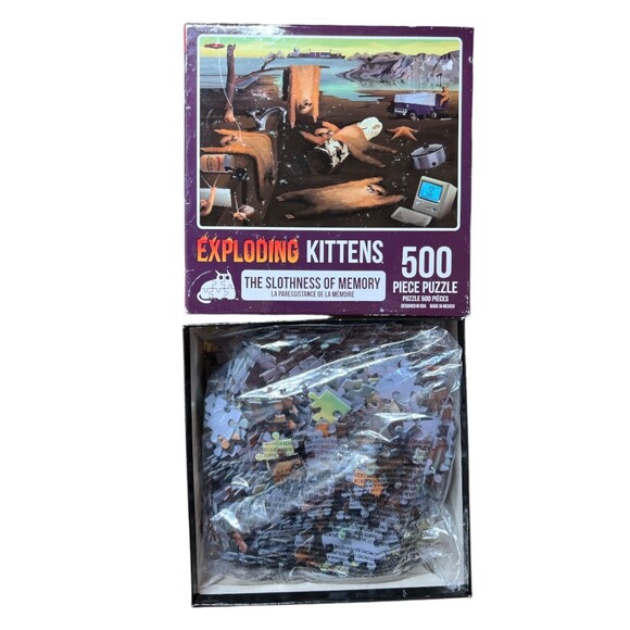 Exploding Kittens Jigsaw Puzzle 500 pieces The slothness of memory #102 - Picture 4 of 4